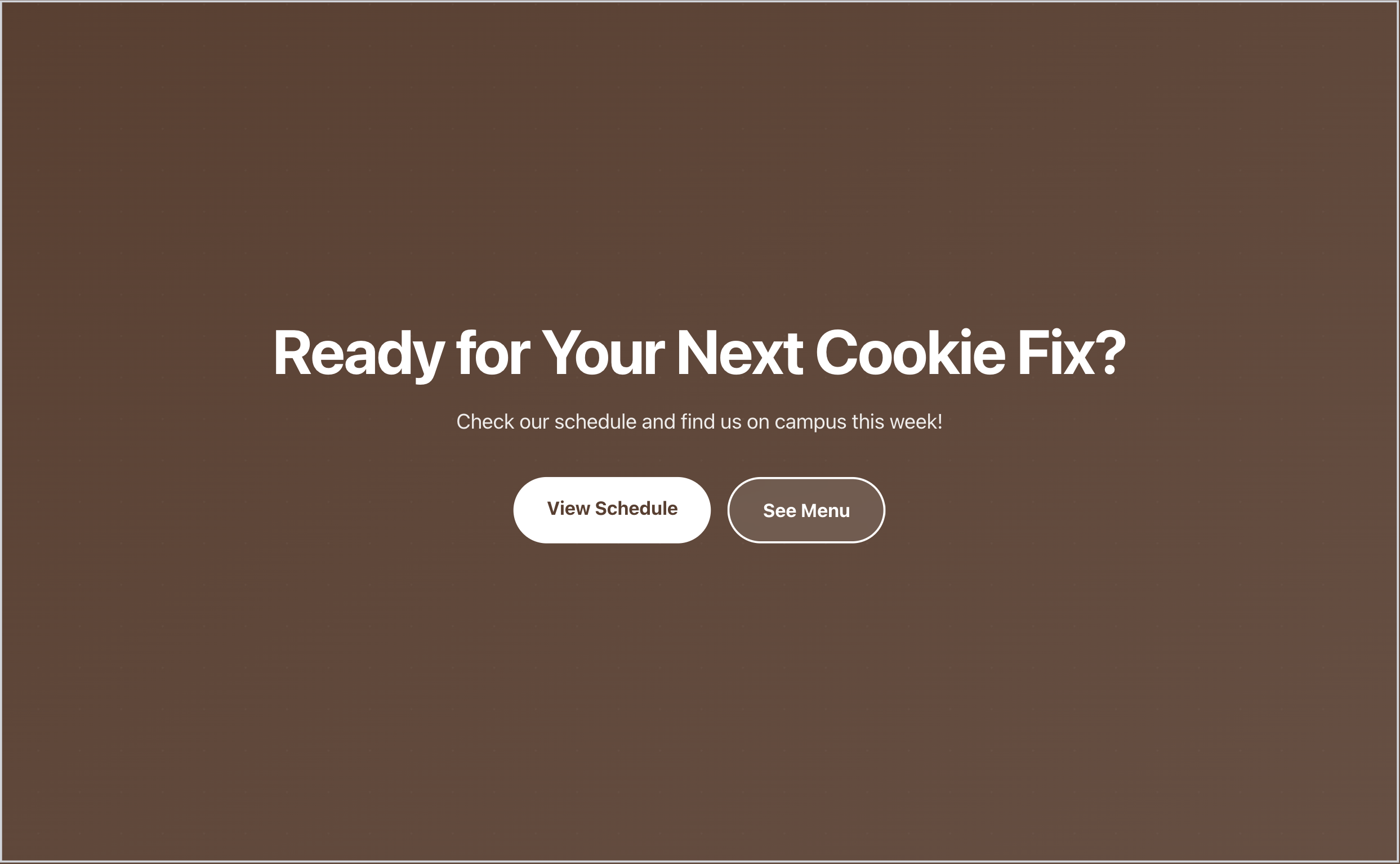 Ready for Your Next Cookie Fix?