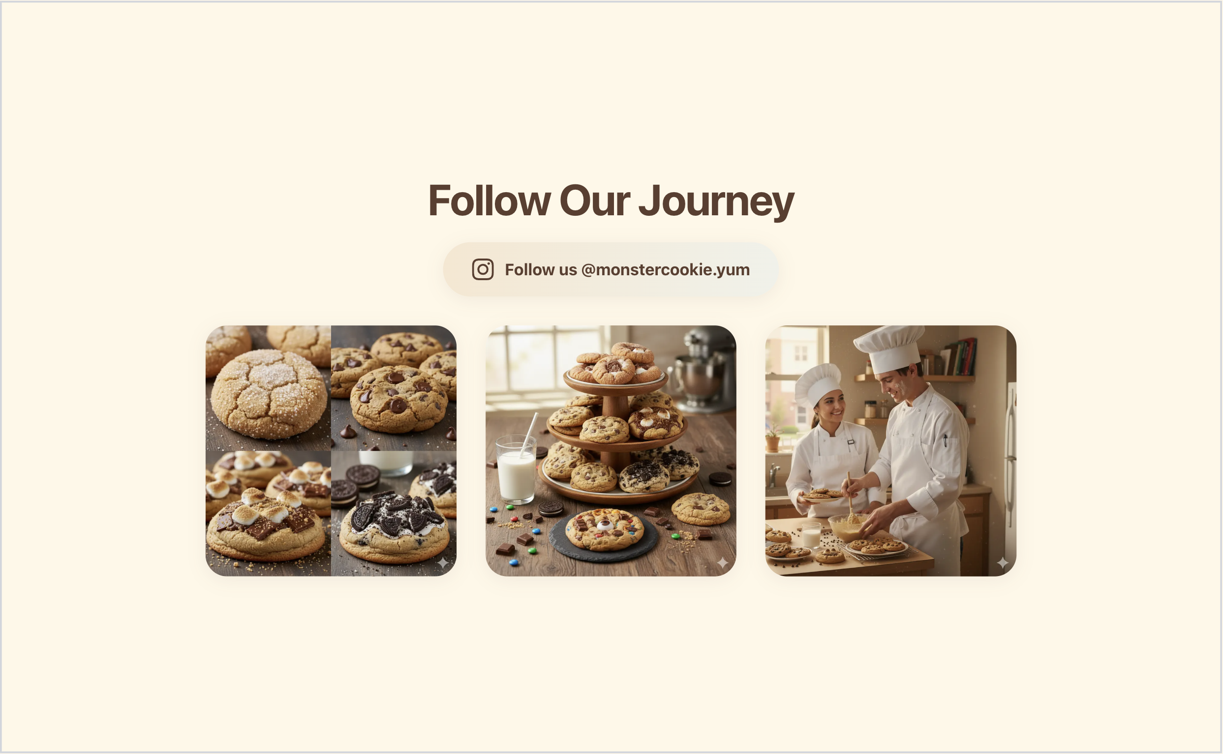 Follow Our Journey — @monstercookie.yum