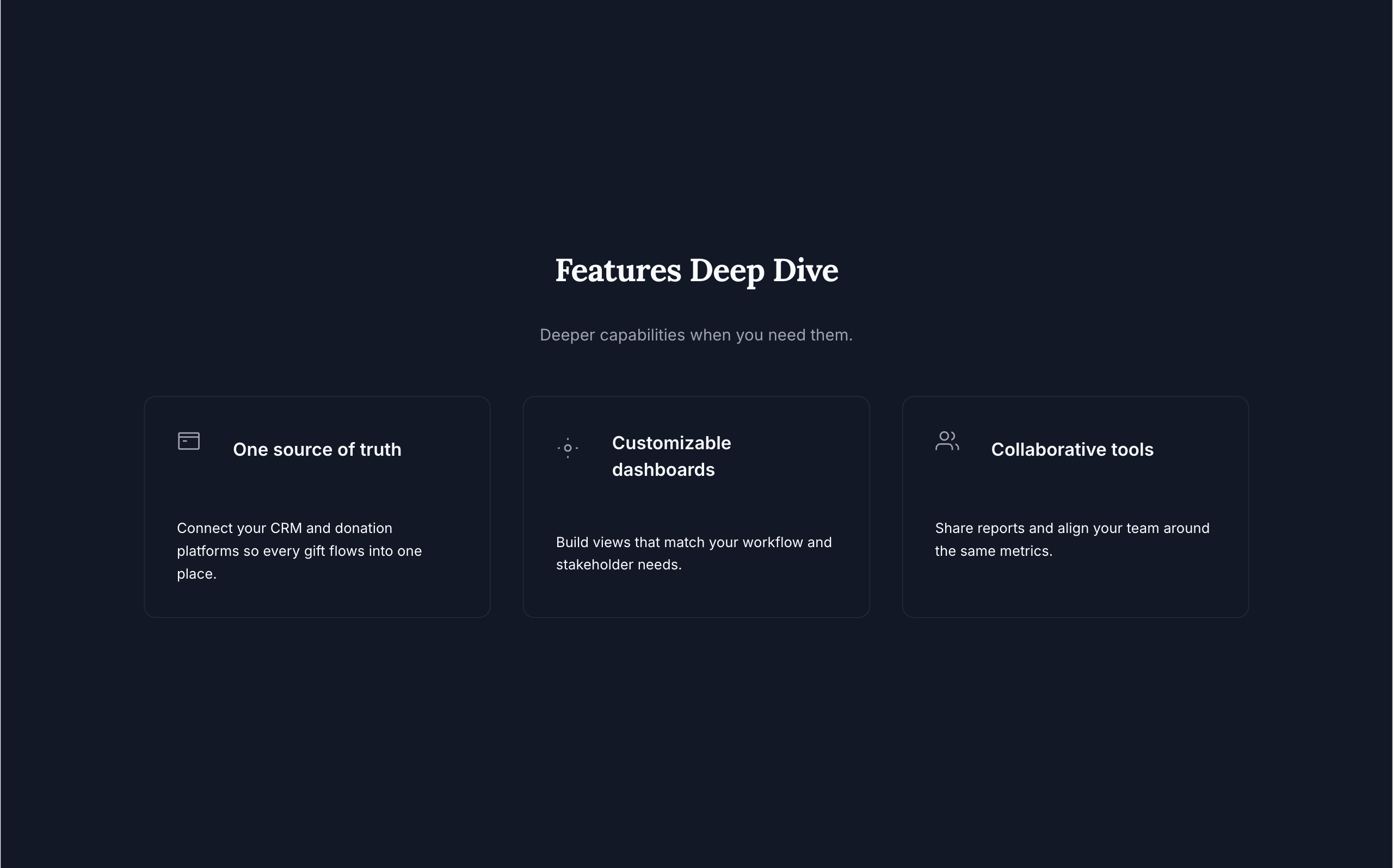 Built for nonprofit teams