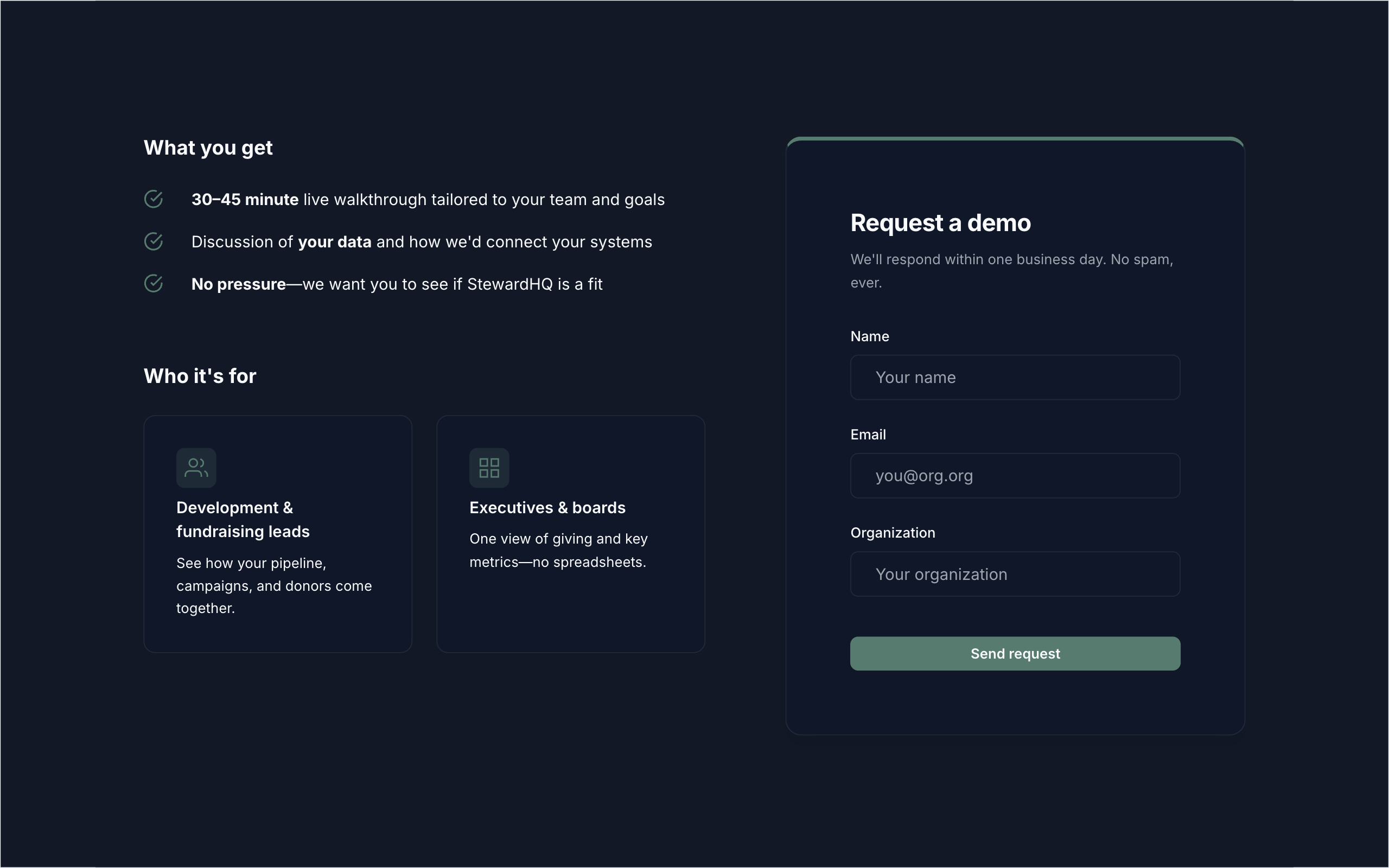 Tiered enterprise pricing